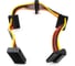 Кабель-разветвитель питания SATA, Cablexpert 15pin(M) / 4x15pin(F), медн.проводник, 40см, пакет, CC-SATAMF-03 1