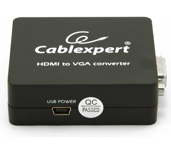Конвертер HDMI-VGA Cablexpert,  HD19FxHD15F, DSC-HDMI-VGA-001