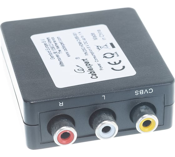 Конвертер HDMI - RCA Cablexpert, HD19Fx3RCA, HDMI 3xRCA, DSC-HDMI-CVBS-001