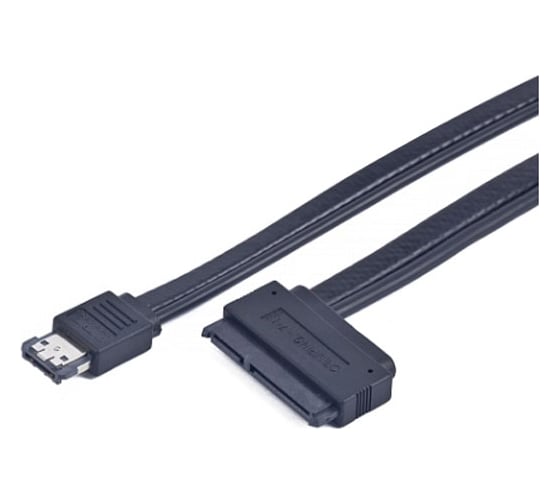 Кабель питания и интерфейсный Cablexpert 0,5м, 22pin, пакет CC-ESATAP-SATA22P-0.5M 1