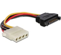 Кабель питания Cablexpert SATA 15см, sata 15pin/molex 4pin, пакет CC-SATA-PS-M 16206337