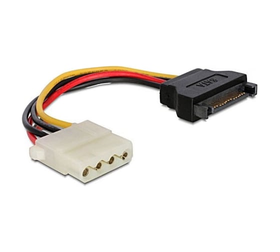 Кабель питания Cablexpert SATA 15см, sata 15pin/molex 4pin, пакет CC-SATA-PS-M - выгодная цена, отзывы, характеристики, фото - купить в Москве и РФ