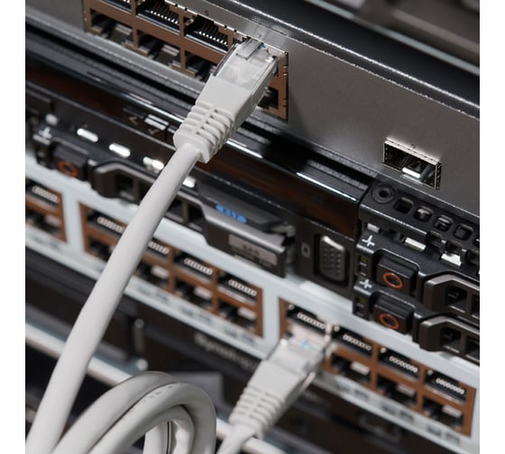 Патч-корд REXANT U/UTP RJ45-RJ45, CAT 5e, LSZH, длина 1,5 метра, серый 18-8004