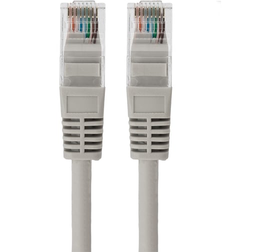 Патч-корд REXANT U/UTP RJ45-RJ45, CAT 5e, LSZH, длина 1,5 метра, серый 18-8004