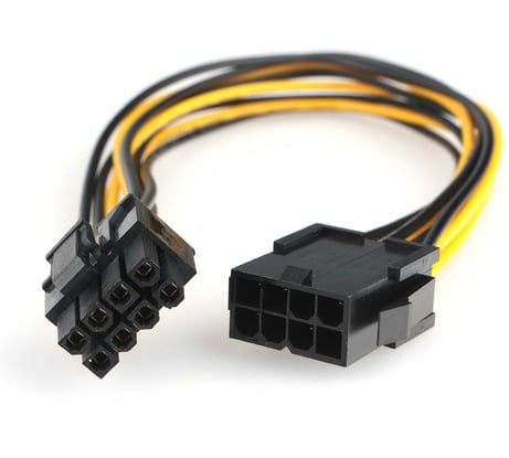 Удлинитель кабеля питания Cablexpert PCI-Express 6+2pin M/ PCI-Express 6+2pin F 30см CC-PSU-84