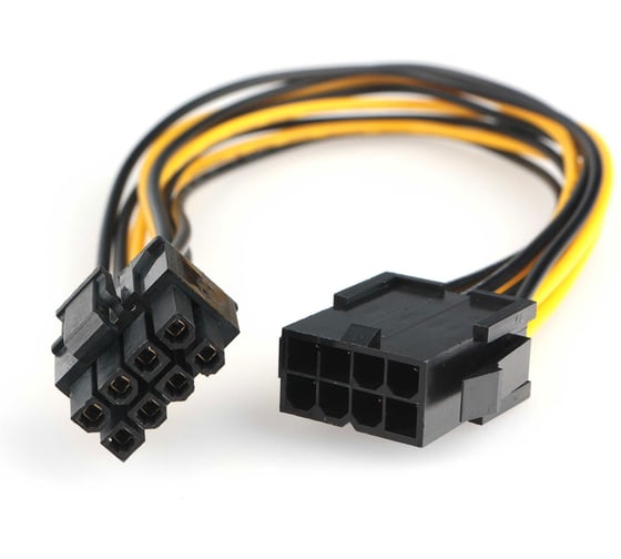 Удлинитель кабеля питания Cablexpert PCI-Express 6+2pin M/ PCI-Express 6+2pin F 30см CC-PSU-84