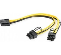 Кабель питания Cablexpert, PCIe, PCIe 8pin(F) / 2xPCIe 8pin(6+2)(M), медн.проводник, 30см, пакет, CC-PSU-85