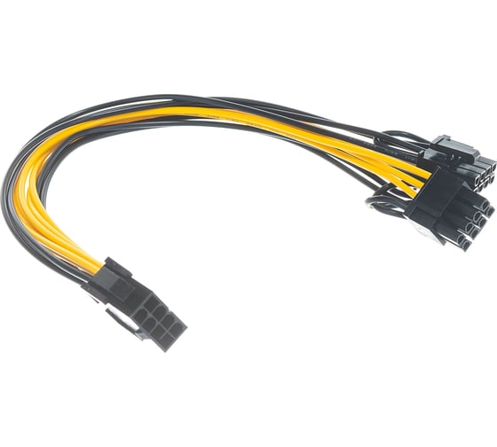 Кабель питания Cablexpert, PCIe, PCIe 8pin(F) / 2xPCIe 8pin(6+2)(M), медн.проводник, 30см, пакет, CC-PSU-85