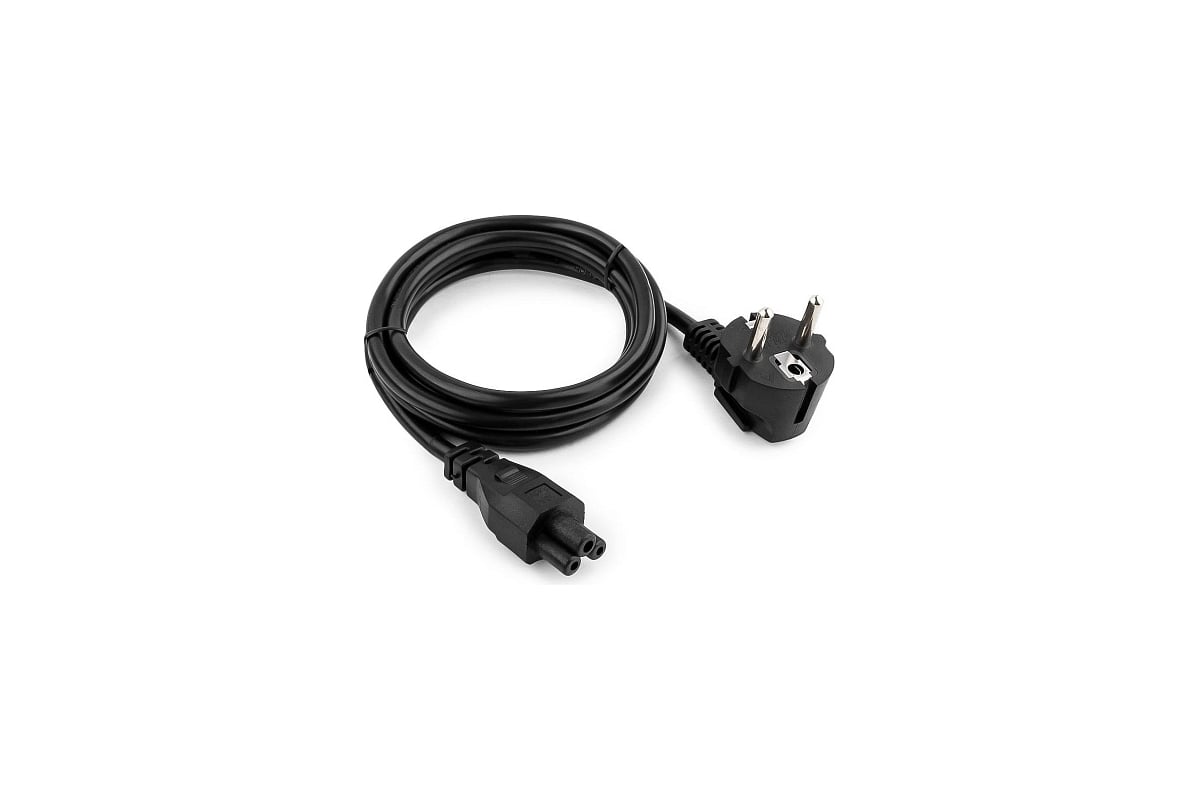 Кабель питания для ноутбуков Cablexpert, 3 м, Schuko- C5, 10 А, пакет ...