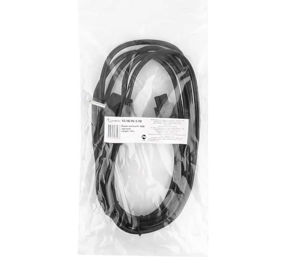 Кабель питания для ноутбуков Cablexpert, 3 м, Schuko- C5, 10 А, пакет, PC-186-ML12-3M