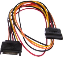 Удлинитель кабеля питания Cablexpert, SATA, 15pin/15pin, 50см CC-SATAMF-02 16206277