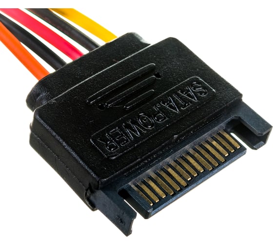 Удлинитель кабеля питания Cablexpert, SATA, 15pin/15pin, 50см CC-SATAMF-02