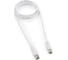 Телевизионный кабель Cablexpert Coaxial M/F 1.8 м белый CCV-515-W 1