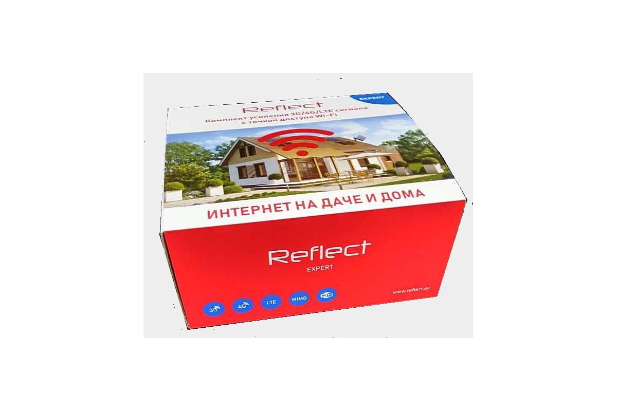 Комплект усиления сигнала Reflect 3G/4G/LTE Expert 18523 - выгодная цена,  отзывы, характеристики, фото - купить в Москве и РФ