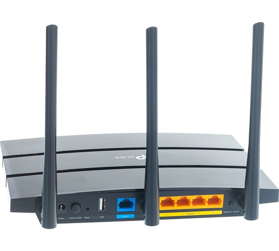 Беспроводной роутер TP-Link Archer C7 AC1750 10/100/1000BASE-TX/4G ready черный ARCHER C7