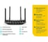 Беспроводной роутер TP-Link Archer A6 AC1350 10/100/1000BASE-TX черный ARCHER A6 4