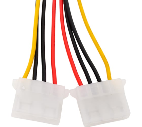 Разветвитель питания ExeGate EX-CC-PSU-1 Molex 2xMolex, для HDD, 0,15м 261530