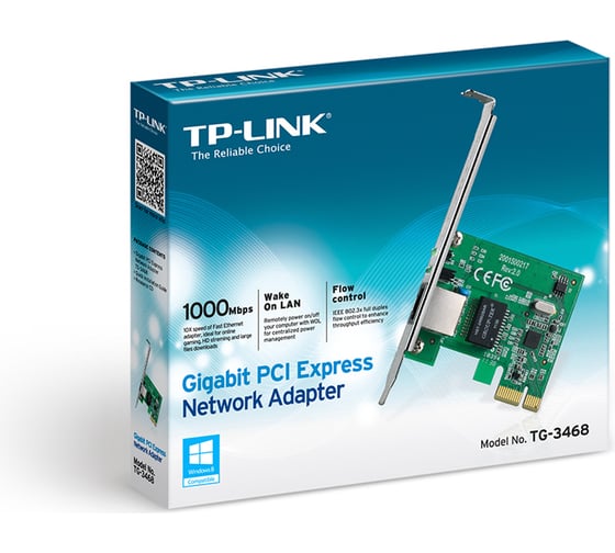 Сетевой адаптер TP-Link Gigabit Ethernet PCI Express TG-3468