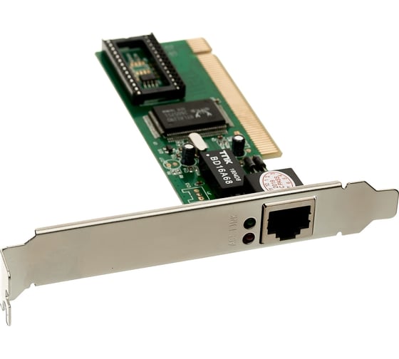 Сетевой адаптер ExeGate EXE-520 PCI v2.2, 1xRJ45, UTP 10 100Mbps, Realtek Chipset RTL8139D 281223 1