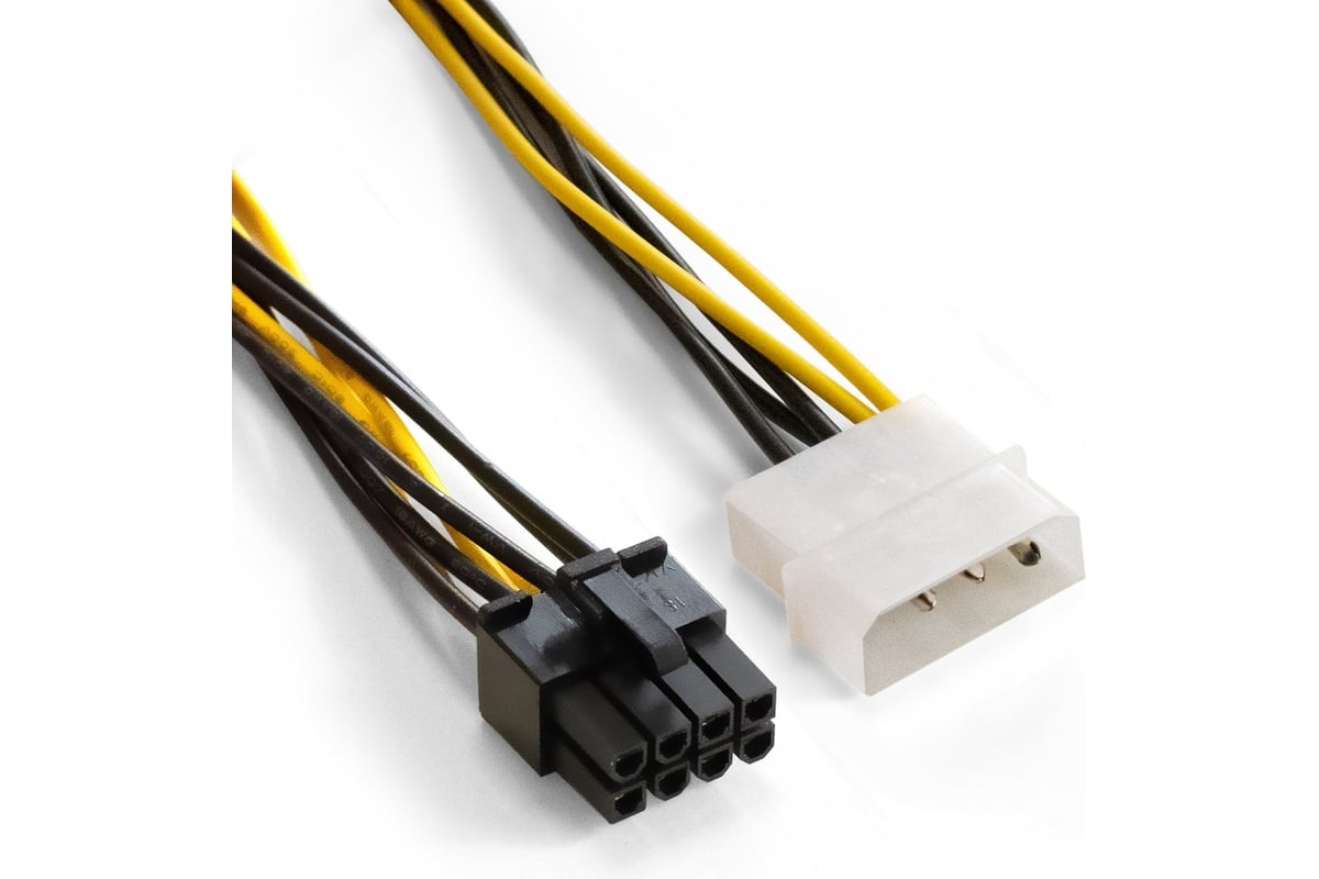 Переходник питания ExeGate PCI-Express 8pin EX-CC-PSU-62 от 2х разъемов ...