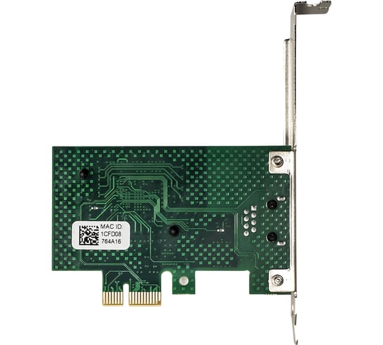 Сетевой адаптер ExeGate EXE-BCM5721 PCI-E x1, порт 1xRJ45, 10 100 1000Mbps, Gigabit Chipset Broadcom BCM5721 293451