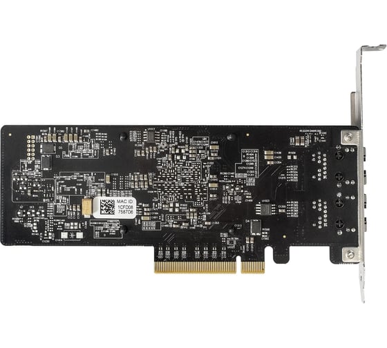 Сетевой адаптер ExeGate EXE-X550-T2 PCI-E x8 v3.0, порты 2xRJ45 медные, 10Gb s 10 5 2.5 1Gb s, 100Mb s, Server NIC Intel Chipset X550 292507