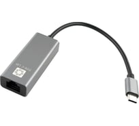 Кабель-адаптер 5Bites USB3.1 RJ45 100MB AL GREY UA2C-45-16BK