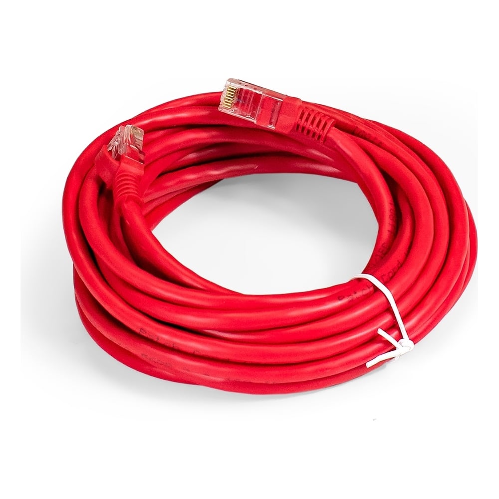 Патч-корд ExeGate UTP-RJ45-RJ45-C6-5M-RD, UTP, cat.6, 5м, красный ...