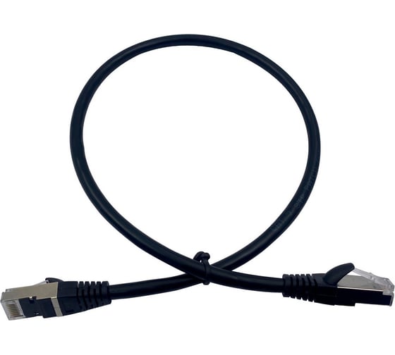 Патч-корд BURO STP 4 пары cat7 CCA molded 0.5м черный RJ-45 (m)-RJ-45 (m) 1868440 1