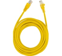 Патч-корд BURO UTP 4 пары cat5E CCA molded 5м желтый RJ-45 (m)-RJ-45 (m) 1645935
