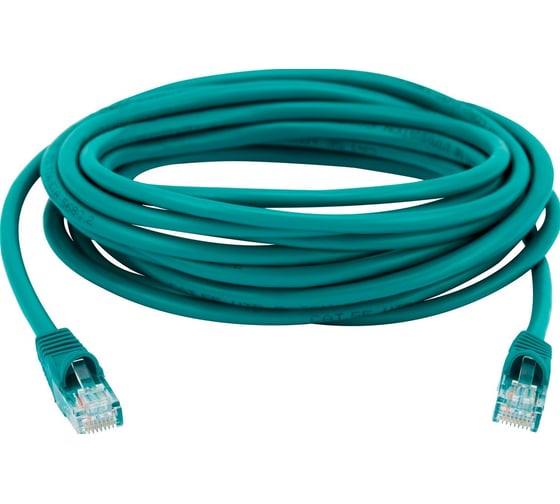 Патч-корд BURO UTP 4 пары cat5E CCA molded 5м зеленый RJ-45 (m)-RJ-45 (m) 1645937