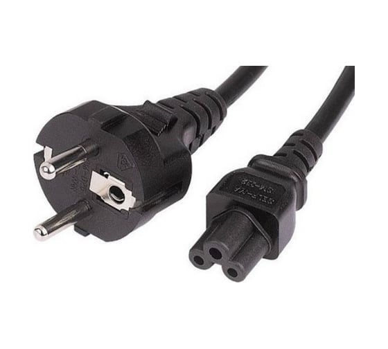 Кабель BURO BU-PCAB-1.8-3PIN IEC C5 (3-pin) Евровилка 1.8м 1856209