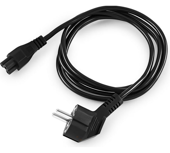 Кабель BURO BU-PCAB-1.8-3PIN IEC C5 (3-pin) Евровилка 1.8м 1856209