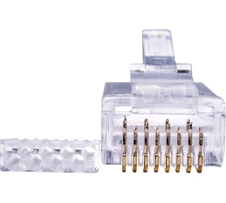 Коннекторы SUPRLAN, 8P8C U/UTP Cat.6 50U RJ-45 100 pcs 10-0208