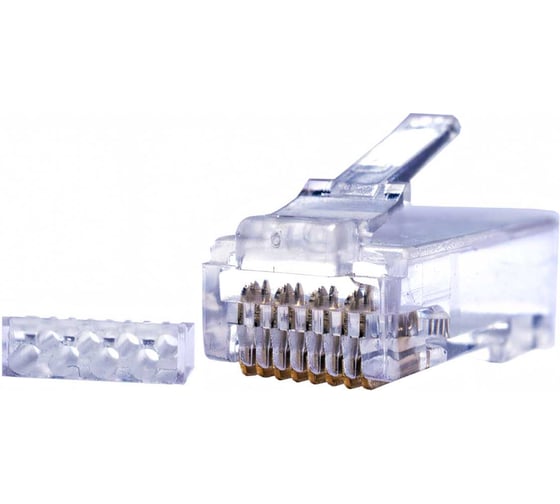 Коннекторы SUPRLAN, 8P8C U/UTP Cat.6 50U RJ-45 100 pcs 10-0208