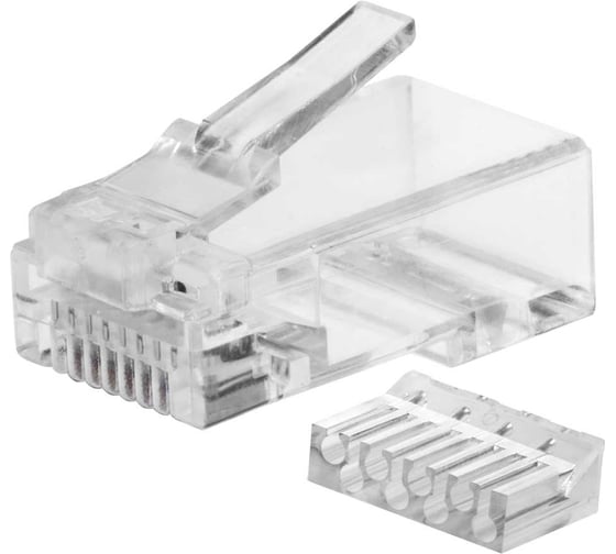 Коннекторы SUPRLAN, 8P8C U/UTP Cat.6 50U RJ-45 100 pcs 10-0208