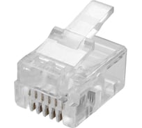 Коннекторы SUPRLAN 6P6C /RJ-11/ /100 pcs/ 10-0228