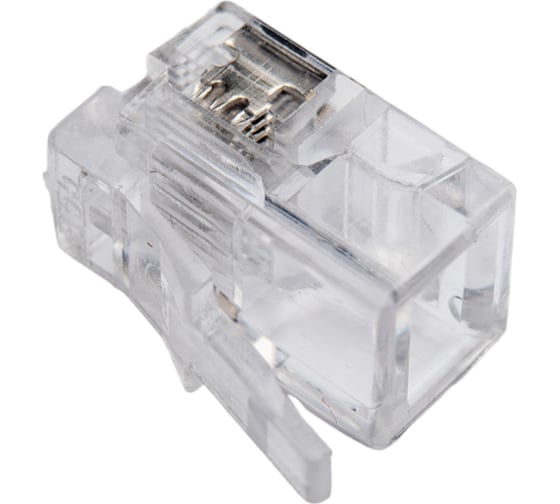 Коннекторы SUPRLAN 4P4C /RJ-11/ /100 pcs/ 10-0229