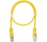Патч-корд компьютерный U/UTP SUPRLAN Cat.5e 4x2 26AWG /7x0.16mm/ Cu LSZH желтый 0,5м 10-0161 3
