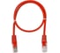 Патч-корд компьютерный U/UTP SUPRLAN Cat.5e 4x2 26AWG /7x0.16mm/ Cu LSZH красный 0,5м 10-0151 3
