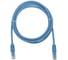 Патч-корд компьютерный U/UTP SUPRLAN Cat.5e 4x2 26AWG /7x0.16mm/ Cu LSZH синий 1м 10-0147 4