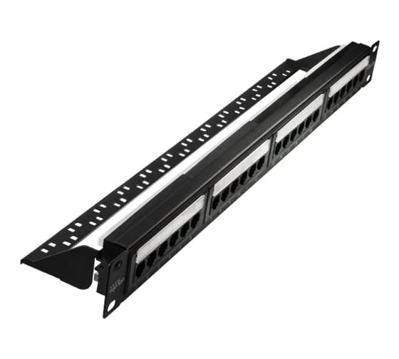 Патч-панель SUPRLAN, 19", 24хRJ-45, UTP, Cat.5e, 1U 10-0403