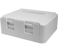 Накладная розетка SUPRLAN, SYSTEM под Keystone модуль 2p SL-MB2