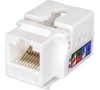 Модуль Keystone SUPRLAN Jack 8P8C /RJ-45/, UTP, Cat.5e. инструментальная заделка, белый 10-0313 16261831