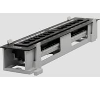 Патч-панель Retic UTP 1U 12 портов RJ-45 настенная Krone IDC Cat.5e PP-W-1U-IDC-12-C5E-TWCS