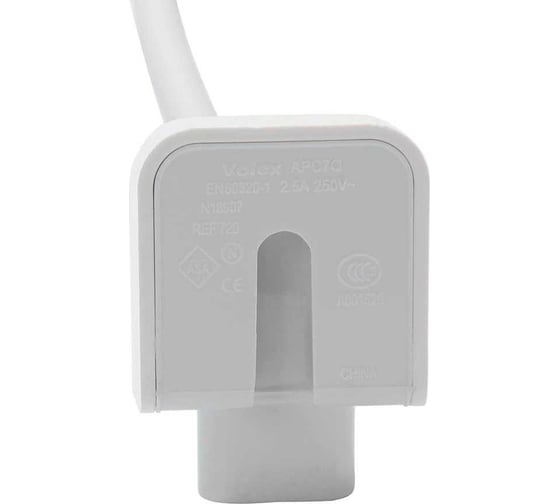 Кабель-удлинитель для адаптера питания PALMEXX MacBook, 1.8м, белый PA-CABL-MS-WH