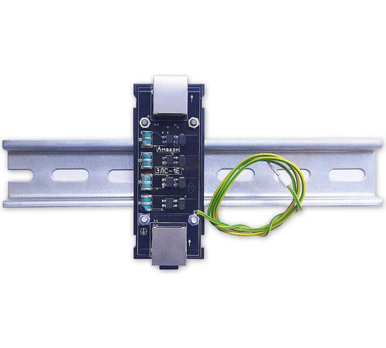 Устройство защиты линий связи АМАДОН Ethernet, 1 канал, 1 Гбит/с, PoE++. ЗЛС-1Е