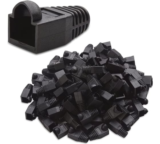 Колпачок 5Bites RJ45 / BLACK / 20ШТ US016-20BK 1