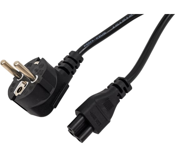 Кабель питания PALMEXX IEC-C5, 3x0.75, CEE 7/7 Schuko, длина 1.2м PA-CABL-3PIN
