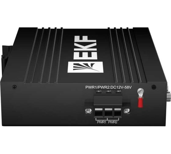 Медиаконвертер EKF 10/100Base-TX в 100Base-X, разъем FC, двойное одномодовое оптоволокно, 1550нм TSX TSX-MC1-1GX1GT-FC